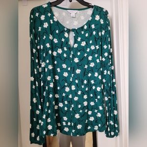 St. John's Bay long sleeve blouse